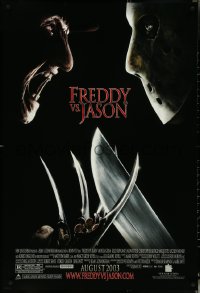 5k0394 FREDDY VS JASON advance DS 1sh 2003 cool image of horror icons, ultimate battle!