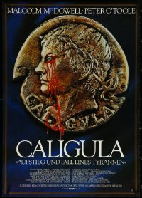 5k0286 CALIGULA German 1980 Malcolm McDowell, Penthouse's Bob Guccione sex epic!