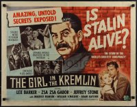 5k0696 GIRL IN THE KREMLIN 1/2sh 1957 Stalin's weird fetishism, strange rituals + Zsa Zsa Gabor!