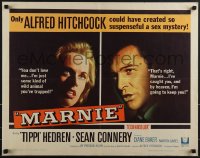 5k0708 MARNIE 1/2sh 1964 different split image of Sean Connery & Tippi Hedren, Alfred Hitchcock!