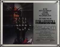 5k0727 ROLLERBALL 1/2sh 1975 James Caan in a future where war does not exist, Bob Peak art!