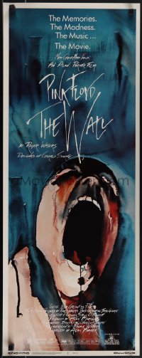 5k0995 WALL insert 1982 Pink Floyd, Roger Waters, classic Gerald Scarfe rock & roll artwork, rare!