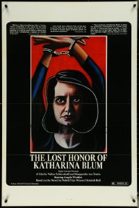 5k0448 LOST HONOR OF KATHARINA BLUM 1sh 1977 different art of handcuffed Angela Winkler!