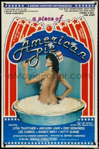 5k0475 PIECE OF AMERICAN PIE 25x38 1sh 1981 Lysa Thatcher, Arcadia Lake, nostalgic nookie!