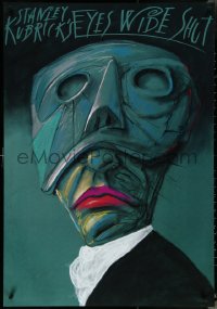 5k0265 EYES WIDE SHUT commercial Polish 27x39 2007 wild different mask art by Leszek Zebrowski!