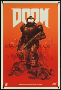 5k0185 DOOM #255/275 24x36 art print 2019 Mondo, art by Grzegorz Domaradzki, regular edition!