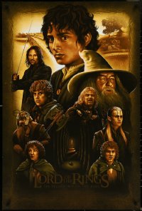 5k0192 LORD OF THE RINGS: THE FELLOWSHIP OF THE RING #32/50 24x36 art print 2017 art by Adam Rabalais!