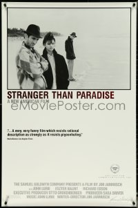 5k0527 STRANGER THAN PARADISE 1sh 1984 Jim Jarmusch, John Lurie, with Eszter Balint on beach!