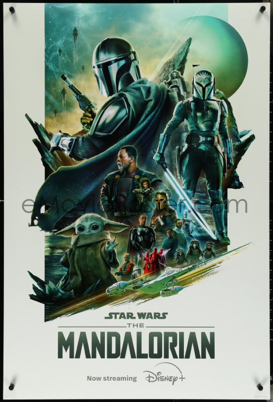 5k0141 Mandalorian Ds Tv Poster 2023 Sci Fi Art Of