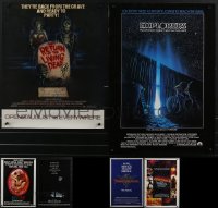 5m0659 LOT OF 6 UNFOLDED HORROR/SCI-FI SPECIAL POSTERS 1970s-1980s a variety of cool movie images!