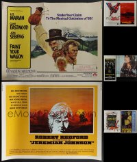 5m0658 LOT OF 7 MOSTLY UNFOLDED MISCELLANEOUS POSTERS 1950s-1970s a variety of movie images!