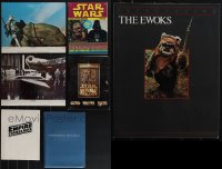 5m0409 LOT OF 7 STAR WARS ITEMS 1970s-1990s great images & information from the sci-fi classic!