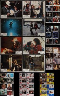 5m0243 LOT OF 70 LOBBY CARDS 1970s-1980s complete & incomplete sets from several movies!