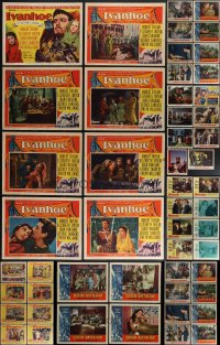 5m0248 LOT OF 60 1940S-50S LOBBY CARDS 1940s-1950s mostly complete sets from a variety of movies!