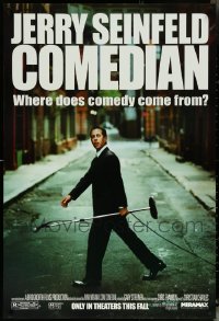 5m0922 LOT OF 7 UNFOLDED SINGLE-SIDED 27X40 COMEDIAN ADVANCE ONE-SHEETS 2002 Jerry Seinfeld!