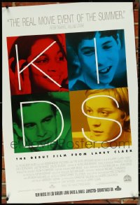 5m0932 LOT OF 6 UNFOLDED SINGLE-SIDED 27X40 KIDS ONE-SHEETS 1995 Rosario Dawson, Sevigny, AIDS