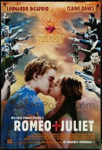 5m0938 LOT OF 6 UNFOLDED DOUBLE-SIDED 27X40 ROMEO & JULIET ADVANCE ONE-SHEETS 1996 DiCaprio, Danes