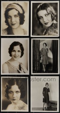 5m0530 LOT OF 6 MARY BRIAN 8X10 STILLS 1920s-1930s great close-up & full-length portraits!