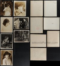 5m0524 LOT OF 7 DOROTHY GISH 8X10 STILLS 1910s-1920s great portraits & movie scenes!