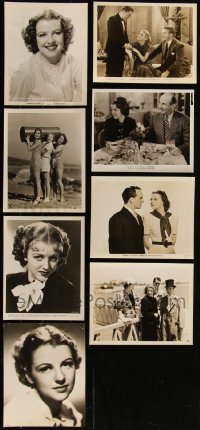 5m0503 LOT OF 10 BETTY FURNESS 8X10 STILLS 1930s a variety of great portraits & movie scenes!