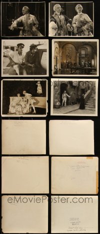 5m0529 LOT OF 6 RUDOLPH VALENTINO 8X10 STILLS 1920s great portraits & movie scenes!