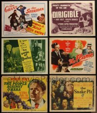 5m0296 LOT OF 6 TITLE CARDS 1940s-1950s great images from a variety of different movies!