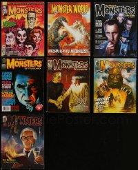 5m0133 LOT OF 7 FAMOUS MONSTERS OF FILMLAND MAGAZINES 2000s-2010s filled with great images & articles!