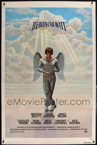 5m0817 LOT OF 11 UNFOLDED SINGLE-SIDED HEAVEN CAN WAIT ONE-SHEETS 1978 Lettick art of Warren Beatty!