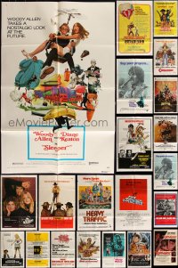 5m0151 LOT OF 61 FOLDED 1970S ONE-SHEETS 1970s great images from a variety of different movies!