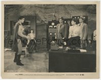 5r1753 ATOM MAN VS SUPERMAN 8x10.25 still 1950 Kirk Alyn in costume & Noel Neill with villains!