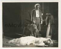 5r1756 BLACK ROOM 8x10 key book still 1935 Boris Karloff, Marian Marsh & dog by A.L. Schafer!