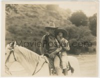 5r1793 LAST OUTLAW 8x10 key book still 1927 great image of Gary Cooper & Betty Jewel on horse!