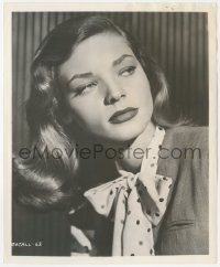 5r1794 LAUREN BACALL 8.25x10 still 1945 incredible close portrait of the beautiful actress!