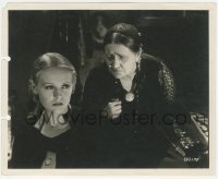 5r1811 OLD DARK HOUSE 8x10 still 1932 great close up of Eva Moore behind concerned Gloria Stuart!