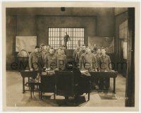 5r1815 PARDON US 8x10 still 1931 Stan Laurel, Oliver Hardy & many convicts in the warden's office!