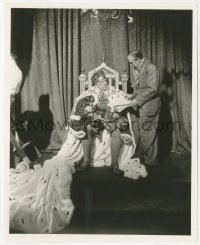 5r1817 PRINCE & THE PAUPER candid 8x10 still 1937 Montagu Love as Henry VIII with director Keighley!