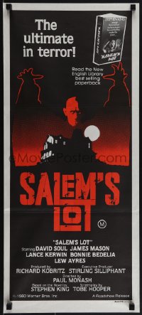 5r0186 SALEM'S LOT Aust daybill 1980 directed by Tobe Hooper & based on Stephen King novel!