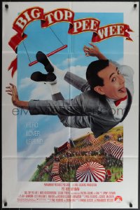 5r0331 BIG TOP PEE-WEE 1sh 1988 Paul Reubens is a hero, lover & legend, cult classic, great image!