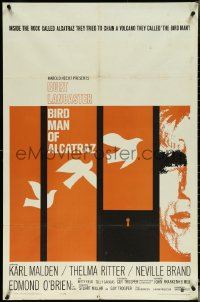 5r0334 BIRDMAN OF ALCATRAZ 1sh 1962 Burt Lancaster in John Frankenheimer's prison classic!