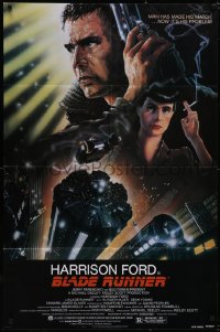 5r0338 BLADE RUNNER NSS style 1sh 1982 Ridley Scott sci-fi classic, art of Harrison Ford by Alvin!