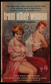 5r1707 FROM OTHER WOMEN paperback book 1963 Madeline learns the mysteries of sex from girls!