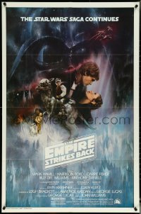 5r0456 EMPIRE STRIKES BACK int'l 1sh 1980 classic Gone With The Wind style art by Roger Kastel!