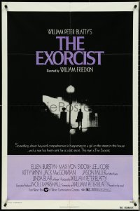 5r0465 EXORCIST 1sh 1974 William Friedkin, Von Sydow, horror classic from William Peter Blatty!