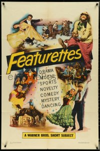 5r0479 FEATURETTES 1sh 1951 Warner Bros. short subjects, drama, music, comedy & more!