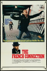 5r0499 FRENCH CONNECTION int'l 1sh 1971 Gene Hackman, William Friedkin, different image!