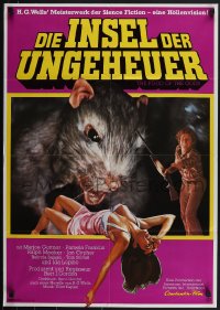 5r0203 FOOD OF THE GODS German 1977 different art of giant rat feasting on sexy girl!