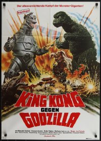 5r0207 GODZILLA VS. BIONIC MONSTER German 1974 Jun Fukuda's Gojira tai Mekagojira, Toho sci-fi!