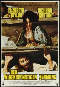 5r0232 TAMING OF THE SHREW German R1970s Elizabeth Taylor & Richard Burton, Franco Zeffirelli!