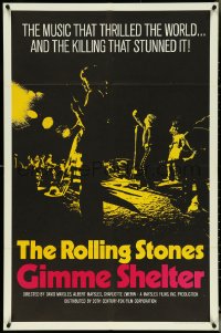 5r0520 GIMME SHELTER int'l 1sh 1971 Rolling Stones out of control rock & roll concert!