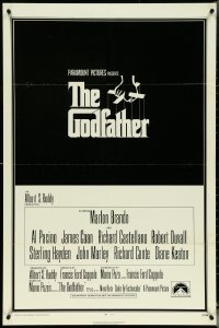 5r0526 GODFATHER int'l 1sh 1972 Brando, Francis Ford Coppola crime classic, S. Neil Fujita art!